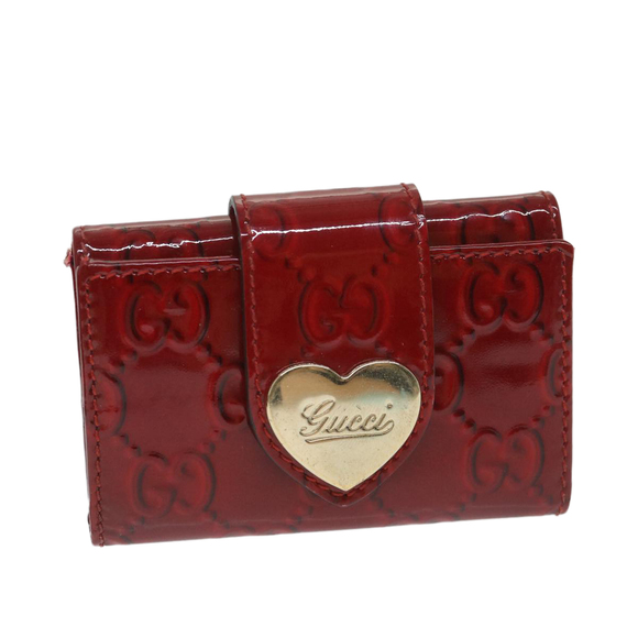 GUCCI GG Canvas Key Case Red 203551 Auth am5144 - Picture 1 of 16